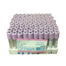 لوله وکیوم خونگیری 2 میلی لیتر با ضد انعقاد K2 EDTA برند Ayset